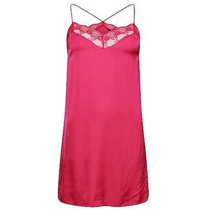 Superdry Satin Cami Mini Slip Dress W8011420A Hot Pink 8 Dames, Roze, 34