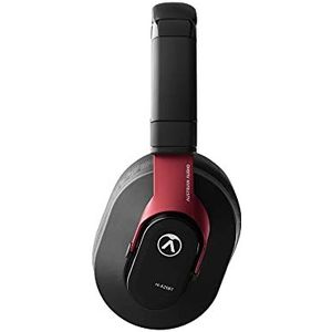 Austrian Audio Hi-X25BT Bluetooth hoofdtelefoon, professionele draadloze hoofdtelefoon (rond hoofdtelefoon, batterij: 30 uur, USB-C en jack-aansluiting), zwart/rood