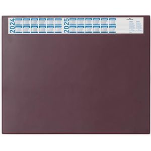 Durable Schrijfonderlegger 720403 (met transparante afdekvel en kalender, 650 x 520 mm) 1 stuk, rood