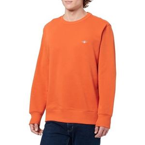 GANT REG Shield C-Neck Sweat, Deep Oranje, S
