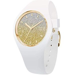 Ice-Watch - ICE lo White gold - Dames wit horloge met siliconen band - 013428 (Small)
