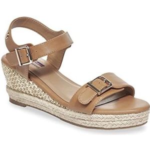 TERRE DE MARINS Teatime, damessandalen, Camel, 39 EU