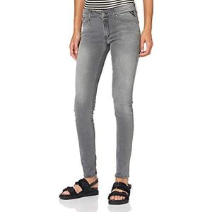 Replay Dames New Luz Jeans, grijs (096 Medium Grey), 25W x 30L