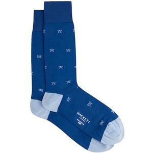 Hackett London Heren Icon sokken, blauw (blauwe print), L, Blauw (Blauwe Print), Large