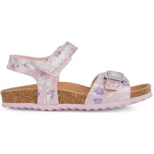 Geox J Adriel Girl C Sandalen voor meisjes, roze lilac, 31 EU