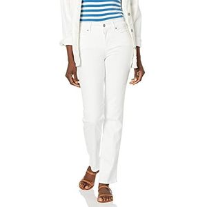 NYDJ Women's Marilyn Straight Leg Jeans, Optic White, 16