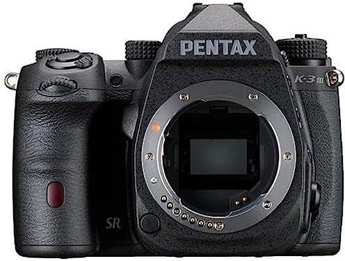 Pentax K-3 Mark III Monochrome Body Zwart APS-C DSLR Camera - Gezichtsveld 100%, Optische Zoeker, 5-Assige 5.5 Staps In-Body SR, ISO 1.600.000, Weerbestendig, Max 12fps, Touch Screen