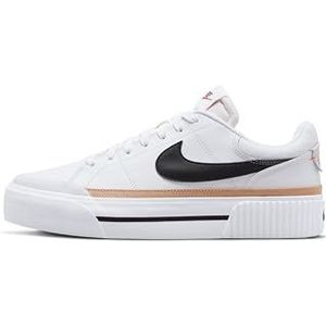Nike - Court Legacy Lift - Damesschoenen - Wit - Rubber Buitenzoal