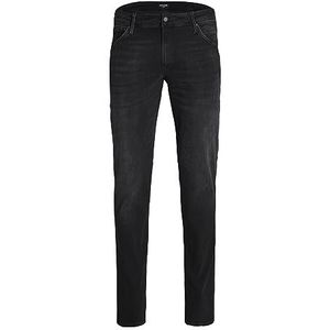 Jack & Jones Heren Slim Fit Jeans Plus Size JJIGLENN JJFOX GE 147 PLS Slim Fit Jeans, zwart denim, 40W x 32L