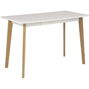 AC Design Furniture bureau Medina, B: 117 x D: 58 x H: 75,5 cm, MDF, wit