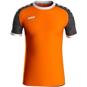 JAKO Iconic sportshirt, uniseks, duurzaam sportshirt, korte mouwen, van 100% gerecycled polyester, vochtafvoerend