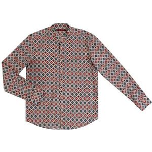 Gianni Lupo GL013DA hemd, blauw, L voor heren