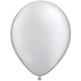 Folat - Zilveren Metallic Ballonnen 30cm - 50 stuks