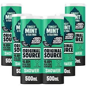 Original Source - Douchegel - Mint & Tea Tree - 500 ml - Multipack - 6 Stuks