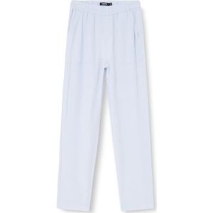 NAME IT Nlfhill Linnen Reg Pocket Pant broek voor meisjes, lila, 164 cm