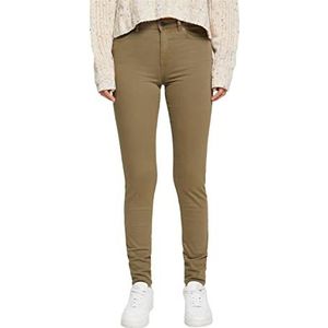 edc by Esprit Skinny fit broek met gemiddelde taillehoogte, 350/kaki green., 32W x 32L
