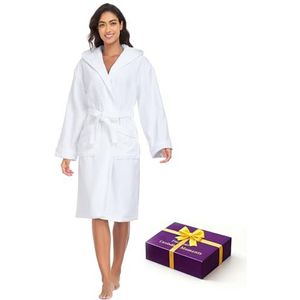 YEAUPE PRO Badjas voor dames, wit, XL