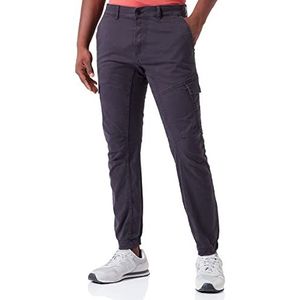 TOM TAILOR Denim Mannen Slim cargobroek 1032860, 29476 - Coal Grey, M