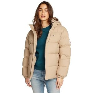 Tommy Jeans - TJM Essential Down Jacket - Overige Jassen - Beige - Duurzaam Gemaakt