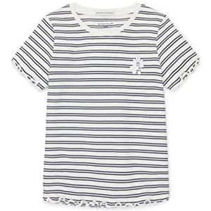 TOM TAILOR Meisjes T-shirt 1035165, 30382 - Irregular Stripe, 128-134