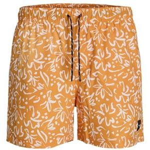 JACK & JONES - MAUI - Zwembroek - Blauw - Regular Fit - Elastische Band