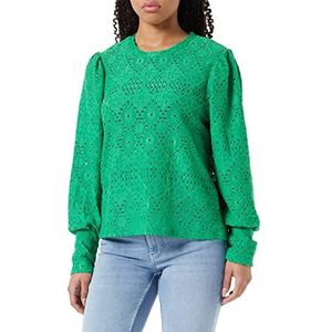 Object Dames Objfeodora L/S Top Noos Blouse, groen, M