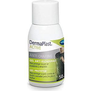 DermaPlast Active anti-schuren, krasbestendige, slijtvaste gel, beschermt de huid van dijen, tepels, nek, oksels of voeten, voorkomt blaren en irritatie, 50 ml