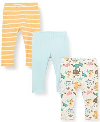 Name It - Legging - Whitecap Grijs - 3 Stuks - Biologisch Katoen