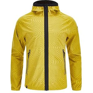 Macron Athleisure Scd Corfu Tech Regenjas Hoody Wprf Slyellow Herenjas