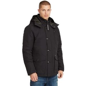 G-Star RAW Vodan gewatteerde jas met capuchon, zwart (dk black D26403-D908-6484), XXL