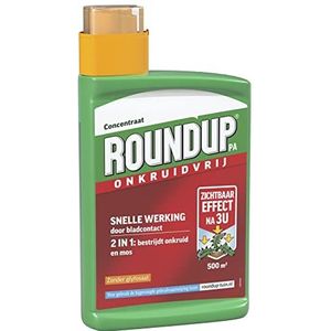 ROUNDUP® PA Snel Onkruid Vrij Concentraat tegen onkruid en mos - Natuurlijke onkruidbestrijder - Nonaanzuur - 900ml