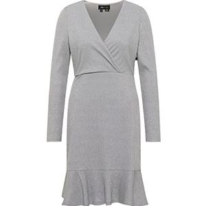 myMo at night Dames 1120124 Casual Dress, Grijs, S