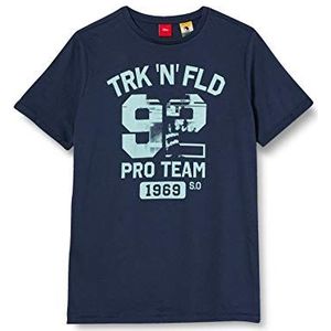 s.Oliver T-shirt voor jongens, blauw (5798 Dark Blue), M/Regulier