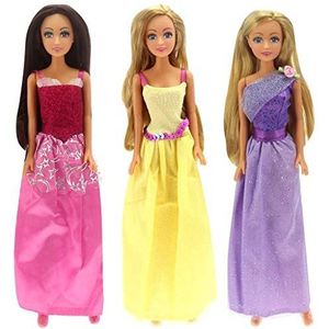 Glimmer Style prinses long dress Assortiment