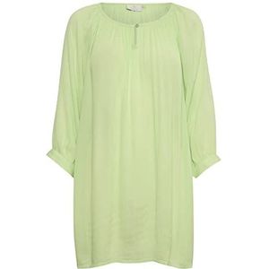 KAFFE Amber Tunic T-shirt voor dames, Paradise Green, 34