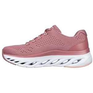 Skechers 149873 Dkrs Sneakers voor dames, Donkerroze mesh roze rand, 37 EU