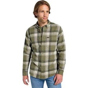 Lee Riveted shirt voor heren, mercantile green, XXL