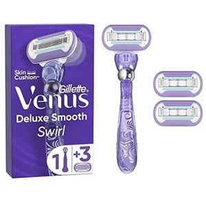 Gillette Venus Swirl Extra Glad Scheermesje Voor Vrouwen + 2 Mesjes, Met Venus Flexiball