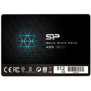 SSD 512 GB, 6,35 cm (2,5 inch), 7 mm, SATA3, met hoge snelheid, ideaal voor het verbeteren van de prestaties van computers en efficiënte gegevensopslag.