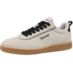 KangaROOS K-SN Bug sneakers voor dames, cool beige/Jet Black, 36 EU, Cool Beige Jet Black, 36 EU