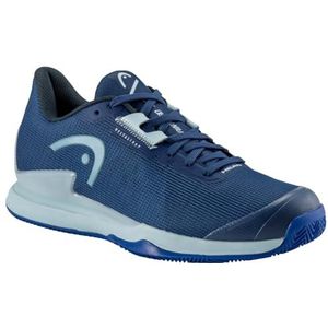 HEAD Sprint Pro 3.5 Clay Tennisschoenen voor dames, donkerblauw lichtblauw, 39 EU