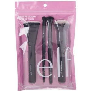 e.l.f. Foundation & Concealer Brush Set, borsteltjes voor gezichtsmake-up, gemaakt van synthetische haartjes, veganistisch en dierproefvrij
