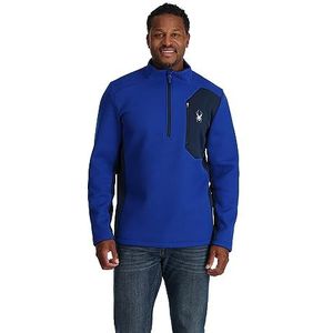 Spyder - Bandit Half Zip - Trui - Elektrisch Blauw - Lichtgewicht Polyester
