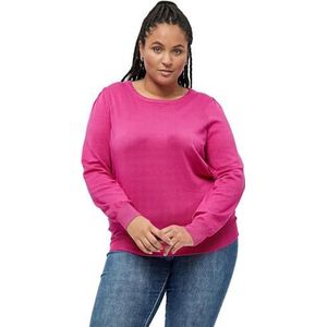 Peppercorn Tana gebreide trui met ronde hals en lange mouwen | roze truien voor dames VK | lente dames truien | maat 24