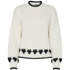 Pcjove - Gebreide Trui - Knusse Stijlvolle Knitwear - Ronde Hals - Lange Mouwen