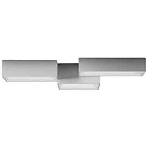 Plafondlamp, 4 x 2G11, 230 V, 18 W, met diffuser van plexiglas, serie Link, wit, 120 x 65 x 20 cm