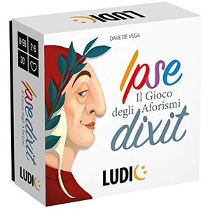 Ludic Ipse Dixit It27415 Het spel van de aforismen gezelschapsspel voor het gezin, voor 2-6 spelers, Made in Italy