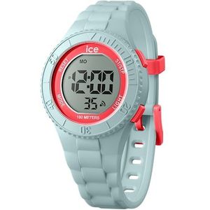 Ice-Watch - ICE digit Mint coral - Blauw meisjeshorloge met kunststof band - 021617 (Small)