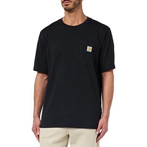 Carhartt Mannen werkkleding zak korte mouw T-shirt Work Utility, Zwart, S