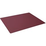 Durable onderlegger met decoratieve groef, 53 x 40 cm, antislip, PP, Made in Germany, rood, 713203